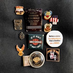 Harley Davidson pin lot